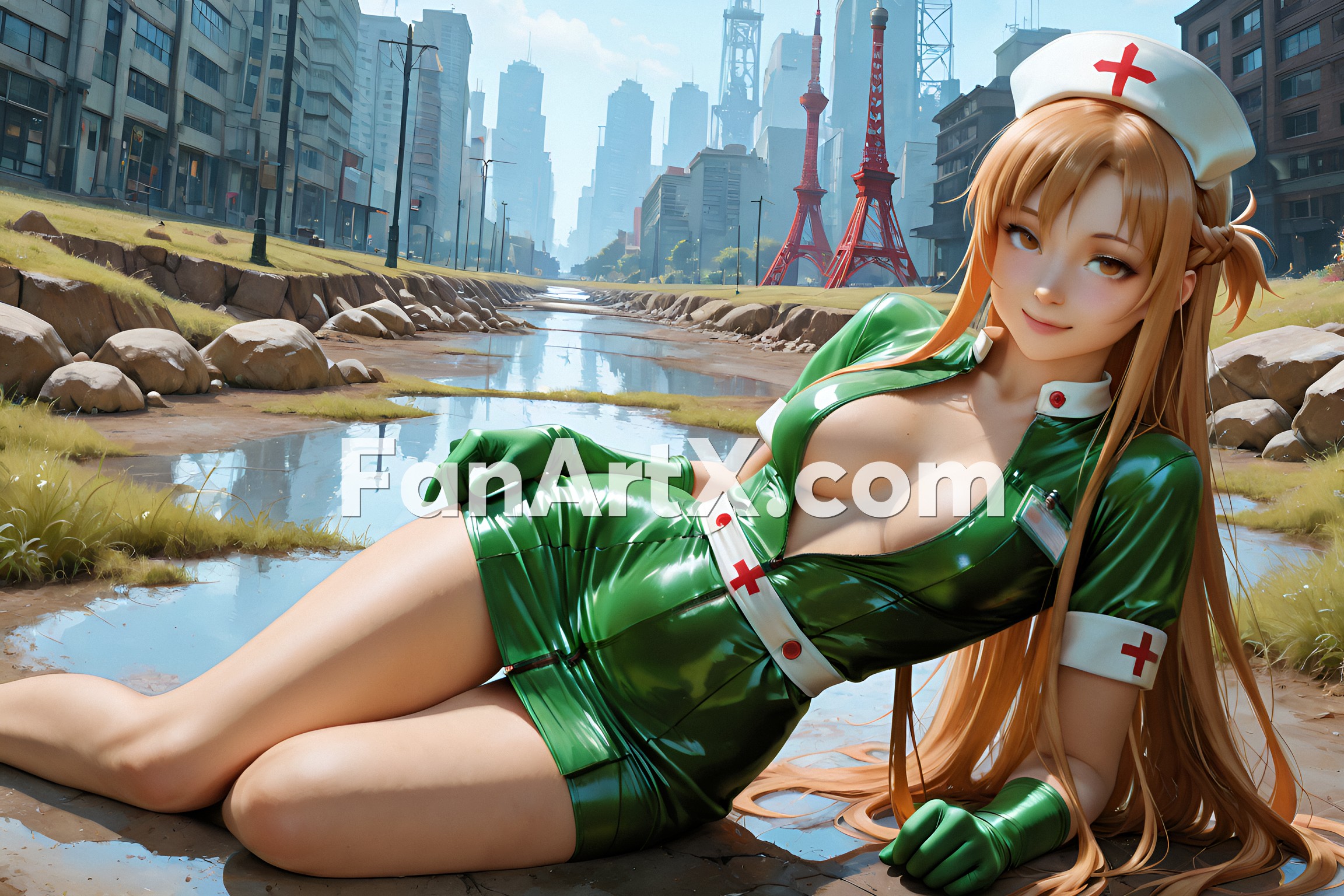 Sao Asuna Yuuki Fanart - Sword Art Online character 6795869